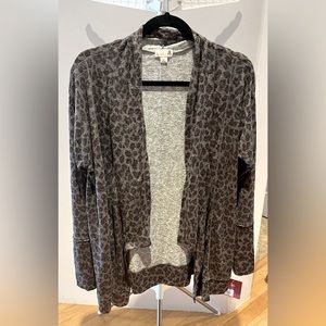 NWT - SO Leopard Print Cardigan in Size Medium.